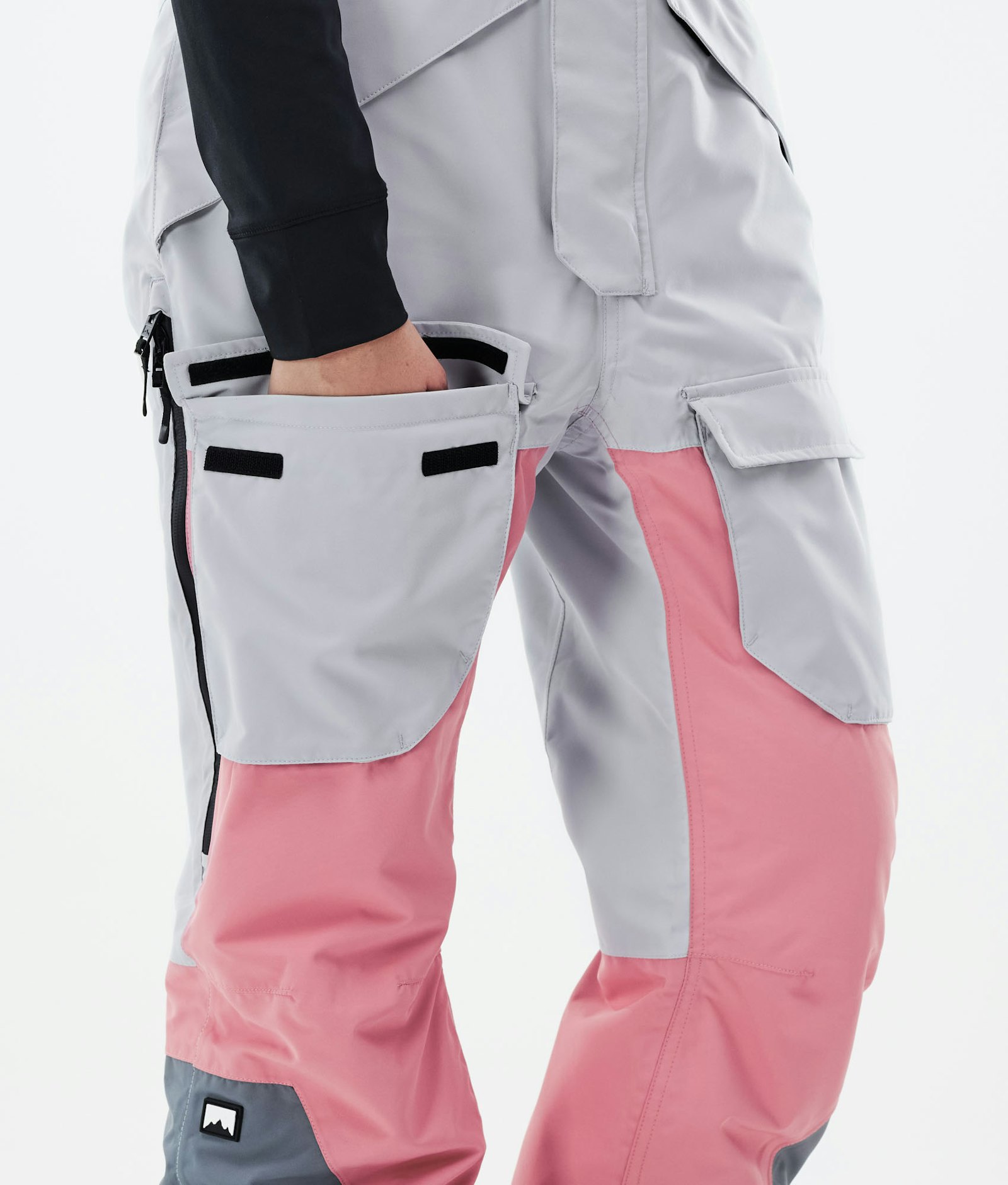 Fawk W 2021 Pantalon de Ski Femme Light Grey/Pink/Light Pearl