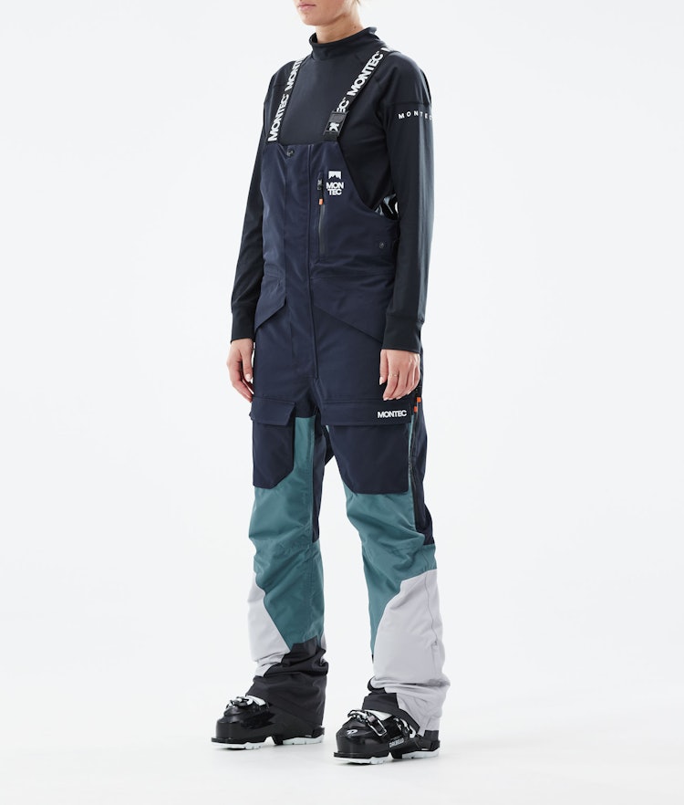 Montec Fawk W 2021 Ski Pants Women Marine/Atlantic/Light Grey