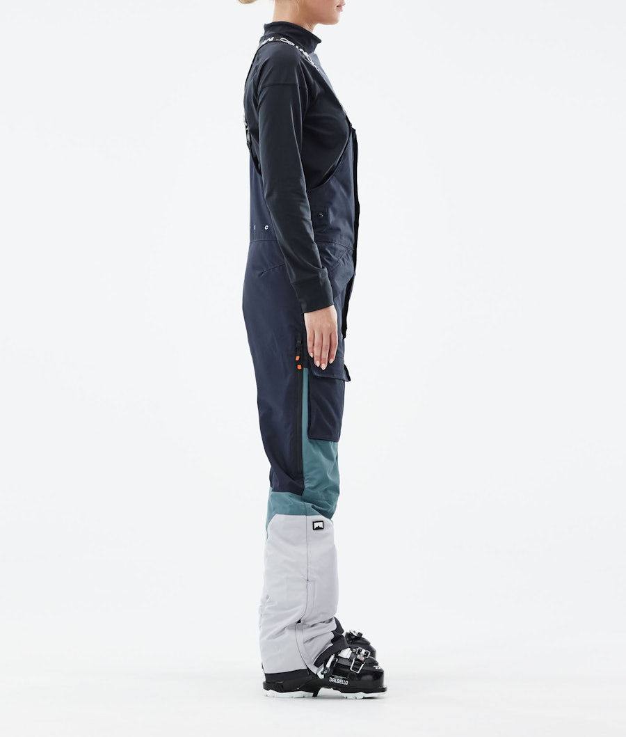 Montec Fawk W Pantalon de Ski Femme Marine/Atlantic/Light Grey