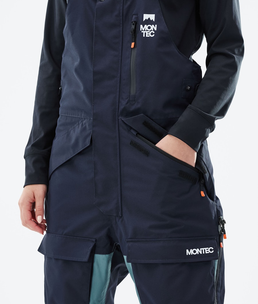 Montec Fawk W Women's Snowboard Pants Marine/Atlantic/Light Grey