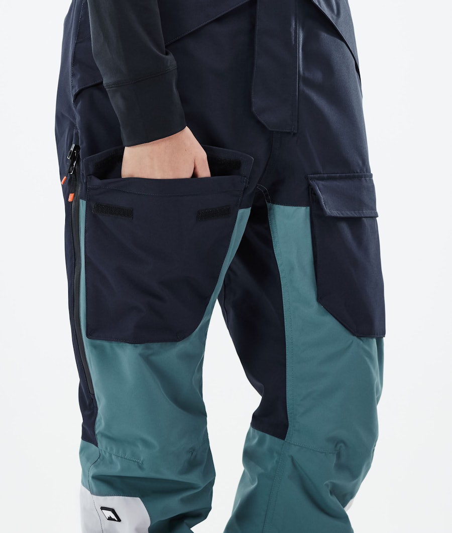 Montec Fawk W Pantalon de Ski Femme Marine/Atlantic/Light Grey