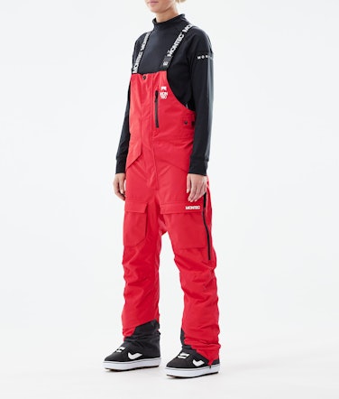 Montec Fawk W 2021 Snowboard Pants Women Red Renewed