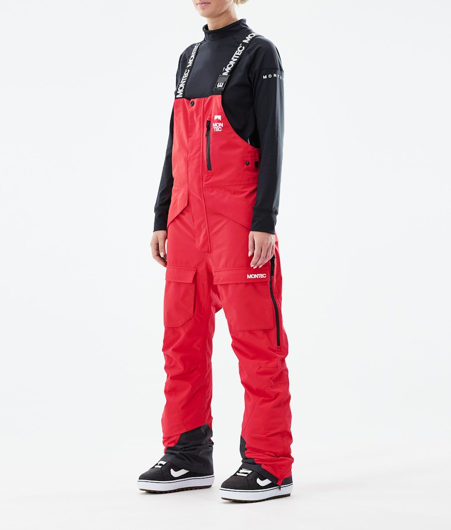 Montec Fawk W 2021 Women's Snowboard Pants Red