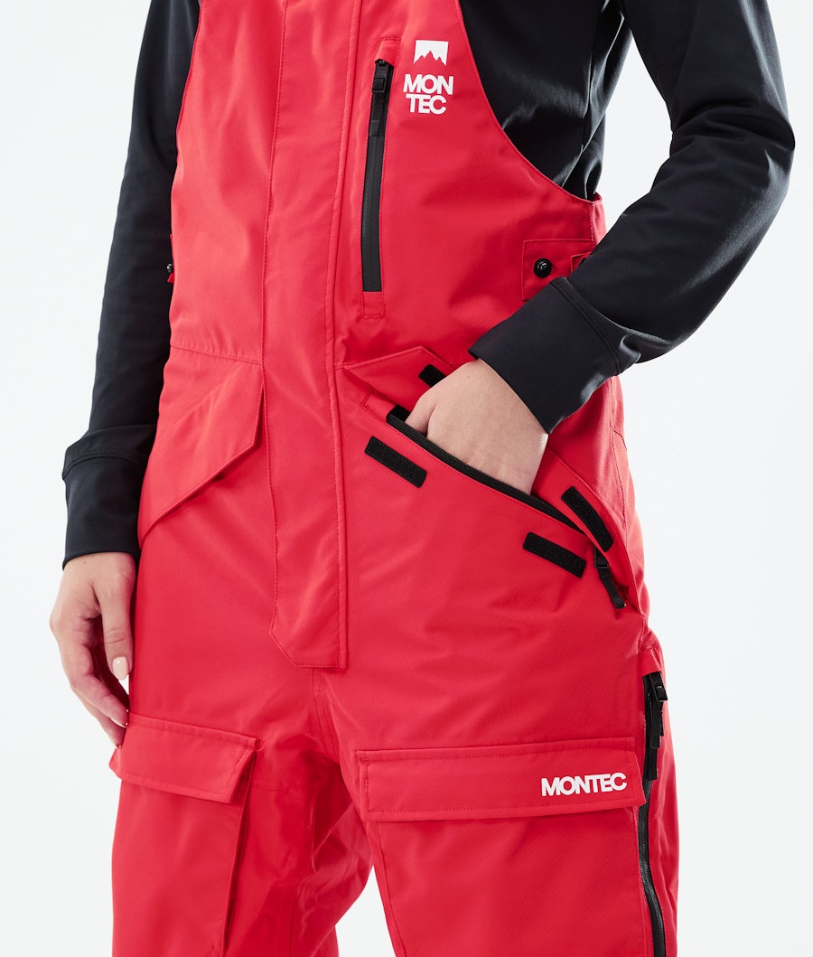 Montec Fawk W Women's Ski Pants Red