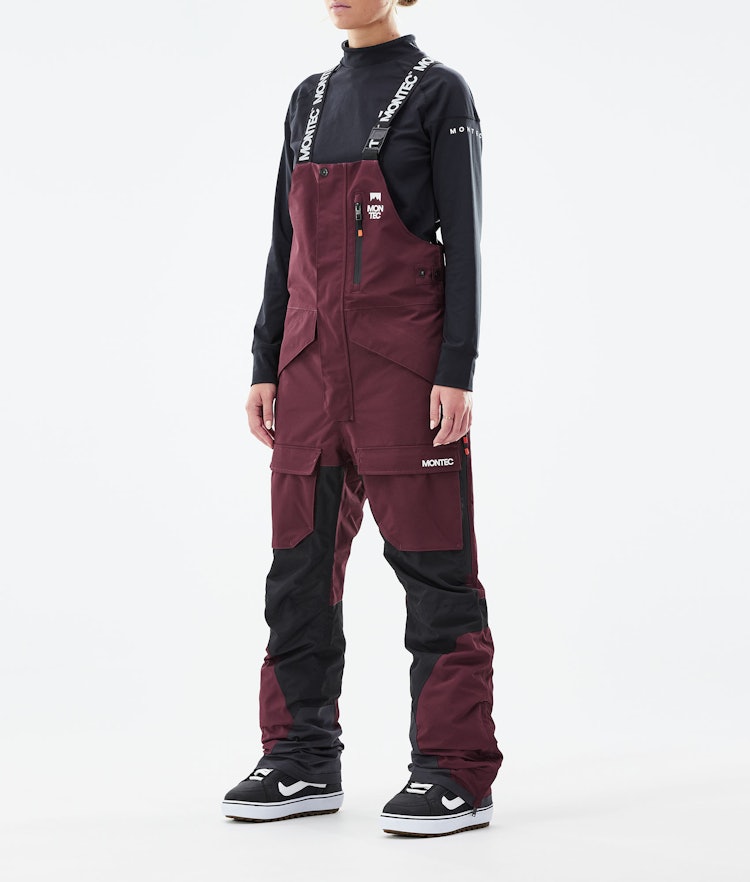 Fawk W 2021 Snowboard Pants Women Burgundy/Black Renewed, Image 1 of 6
