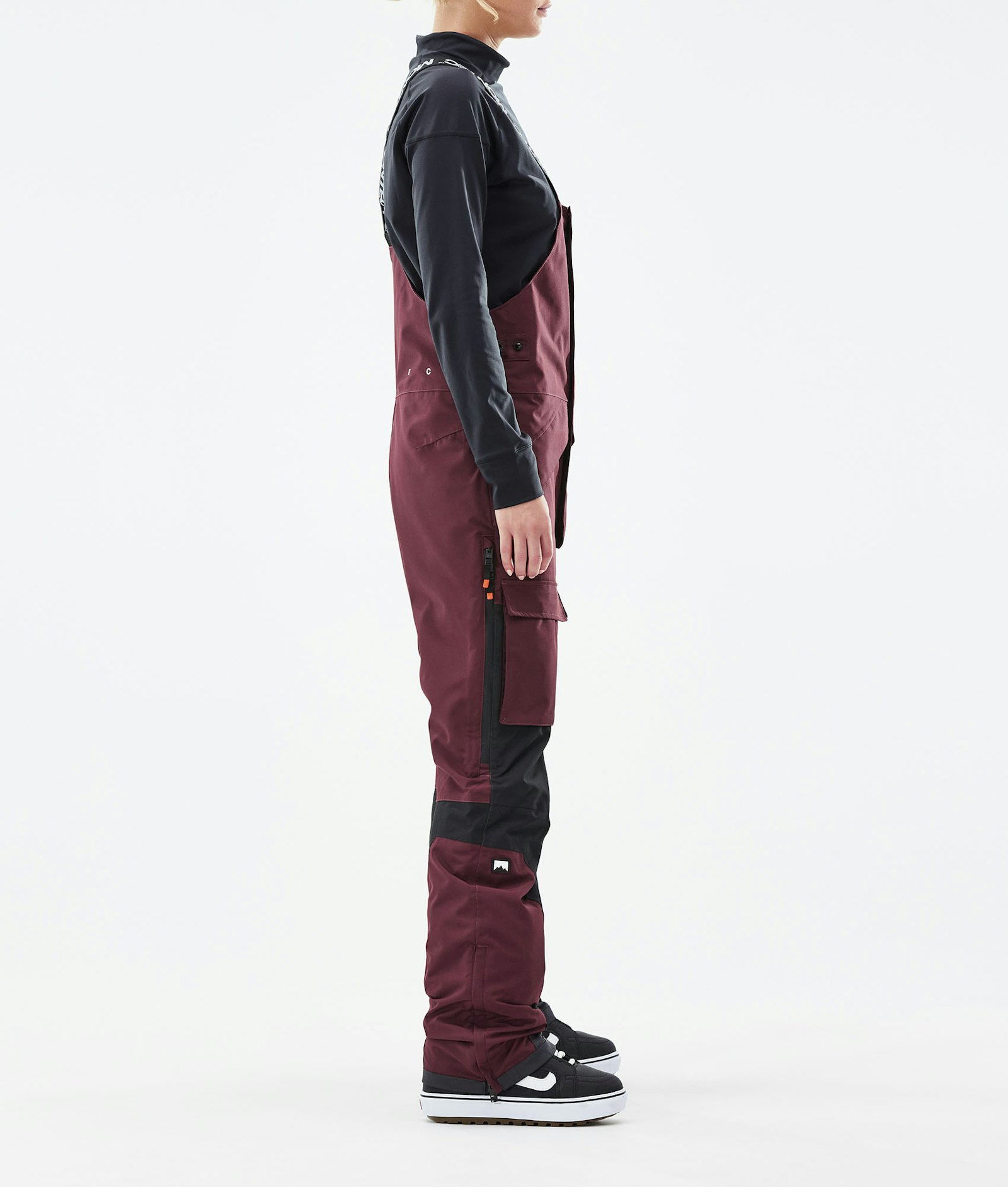 Montec Fawk W 2021 Kalhoty na Snowboard Dámské Burgundy/Black