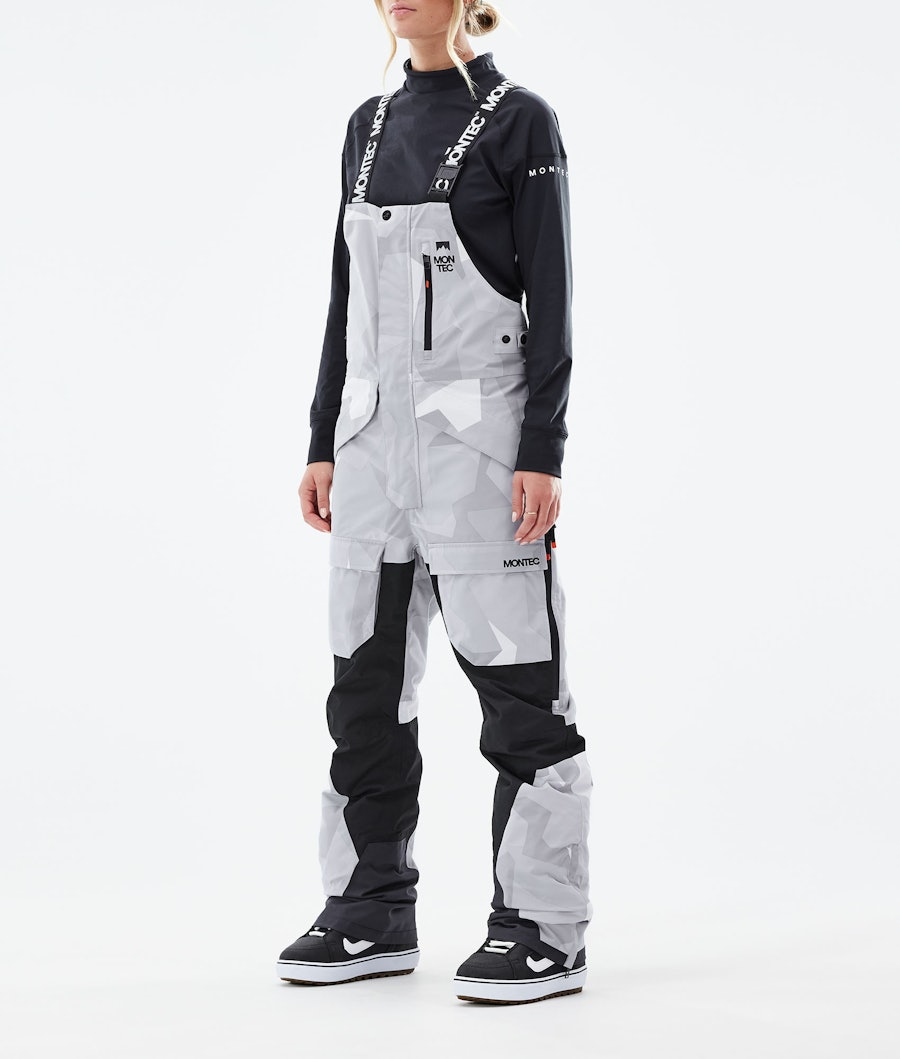 Montec Fawk W Snowboard Pants Snow Camo/Black