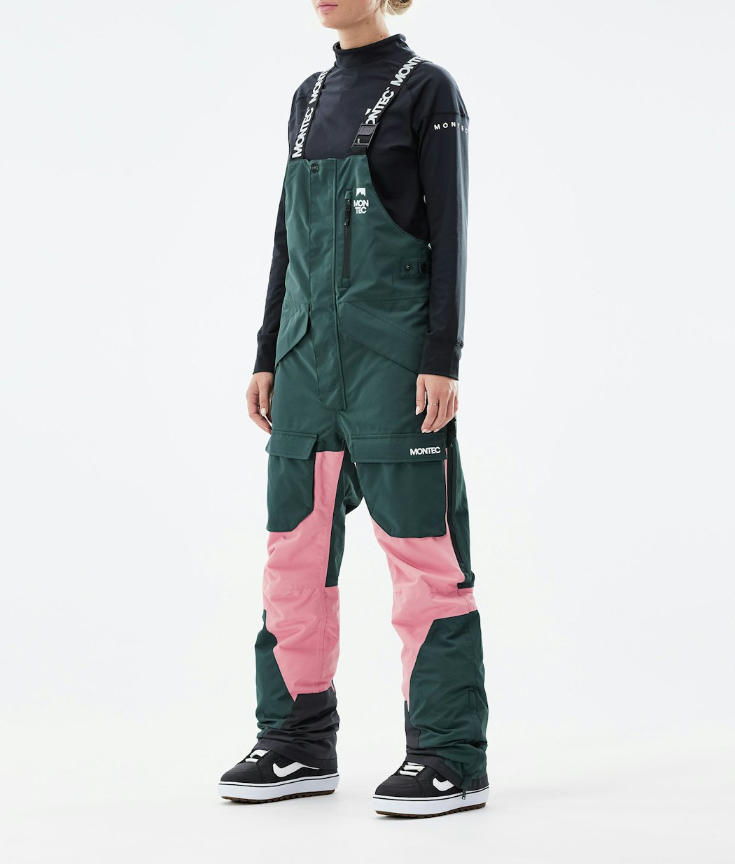 Montec Fawk W 2021 Women's Snowboard Pants Dark Atlantic/Pink