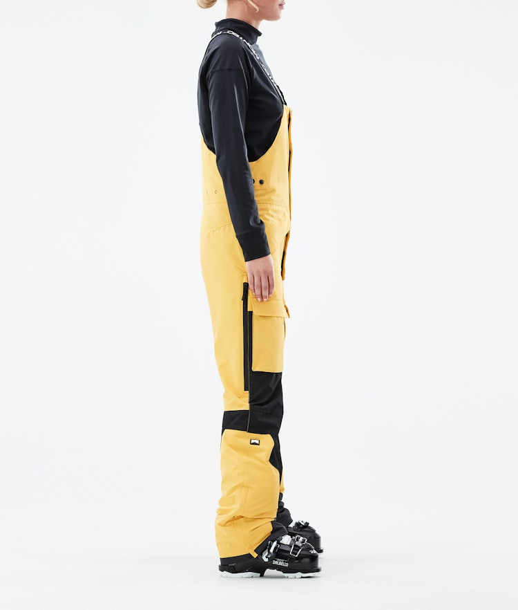 Fawk W 2021 Spodnie Narciarskie Kobiety Yellow/Black