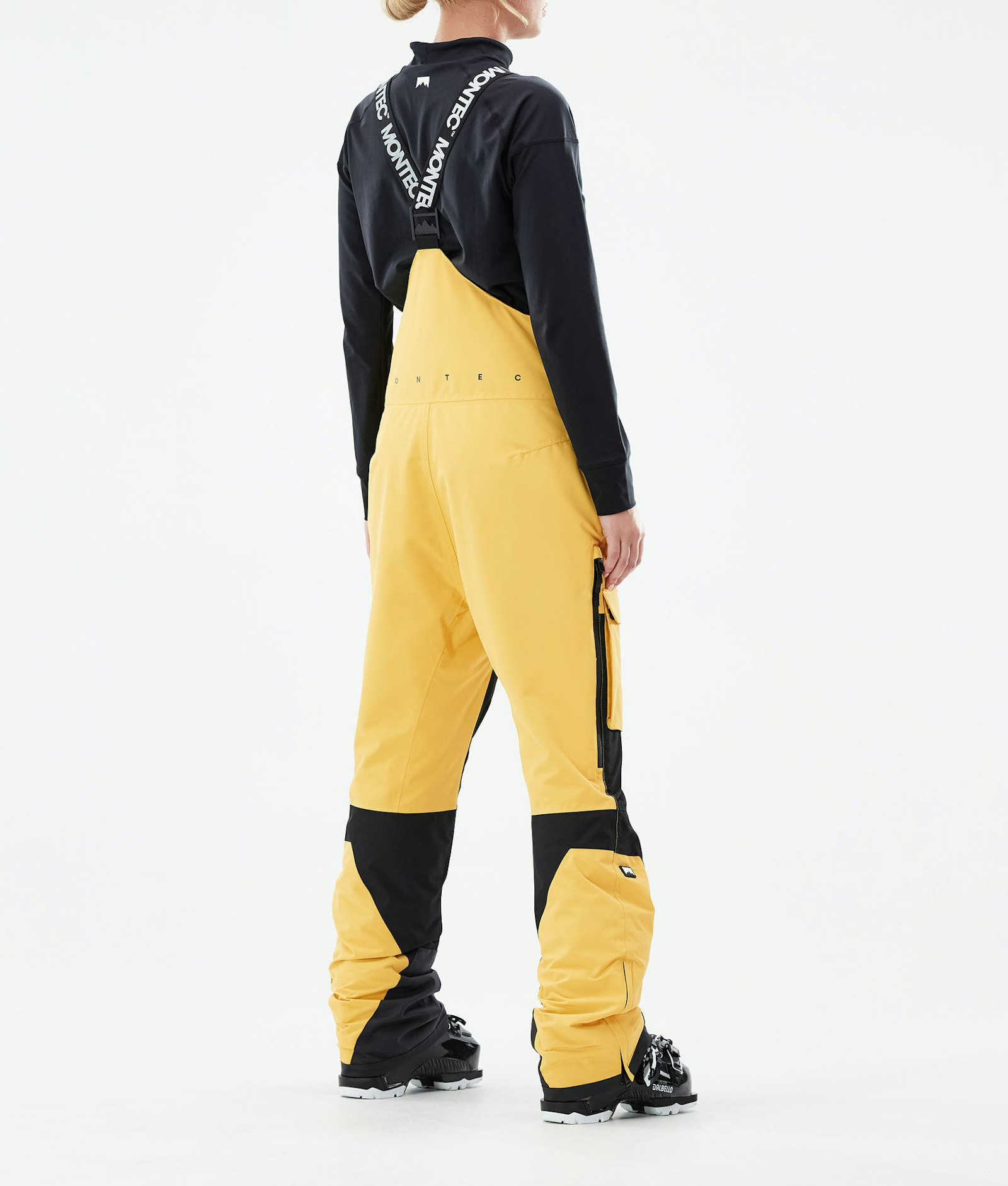 Montec Fawk W 2021 Spodnie Narciarskie Kobiety Yellow/Black