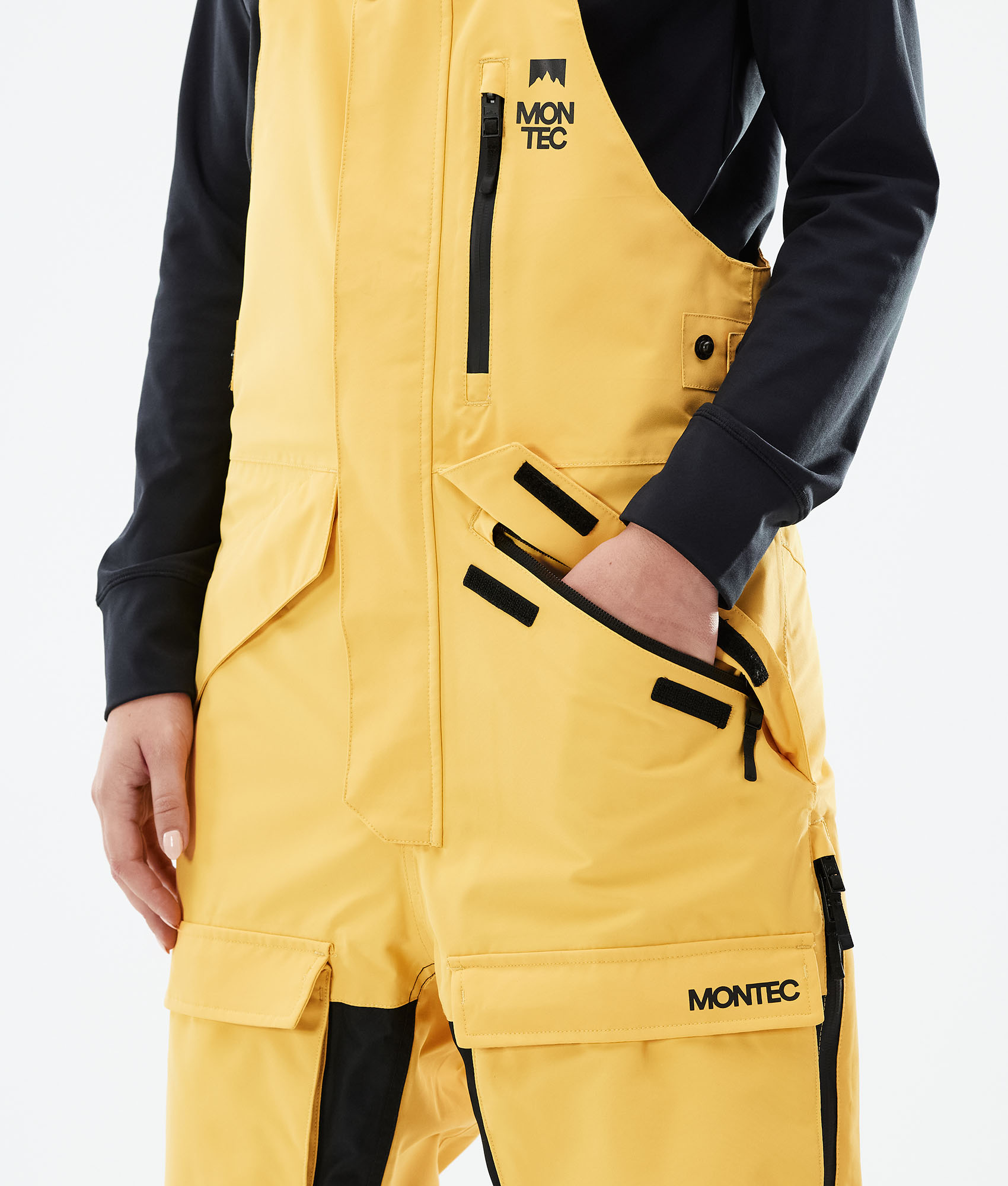 Fawk W Ski Pants Yellow/Black 