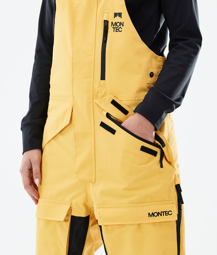 Fawk W 2021 Lyžařské Kalhoty Dámské Yellow/Black