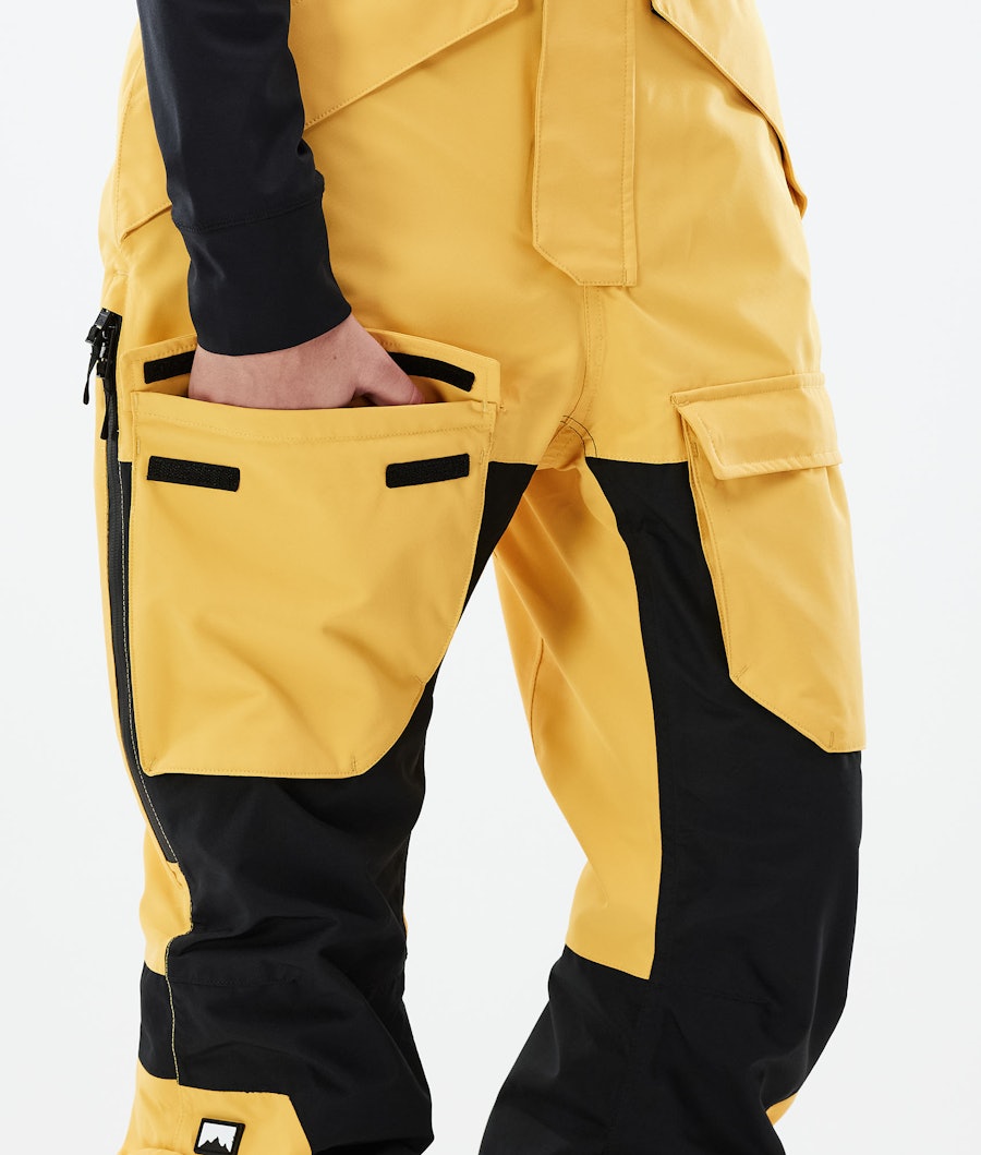 Montec Fawk W 2021 Women's Snowboard Pants Yellow/Black