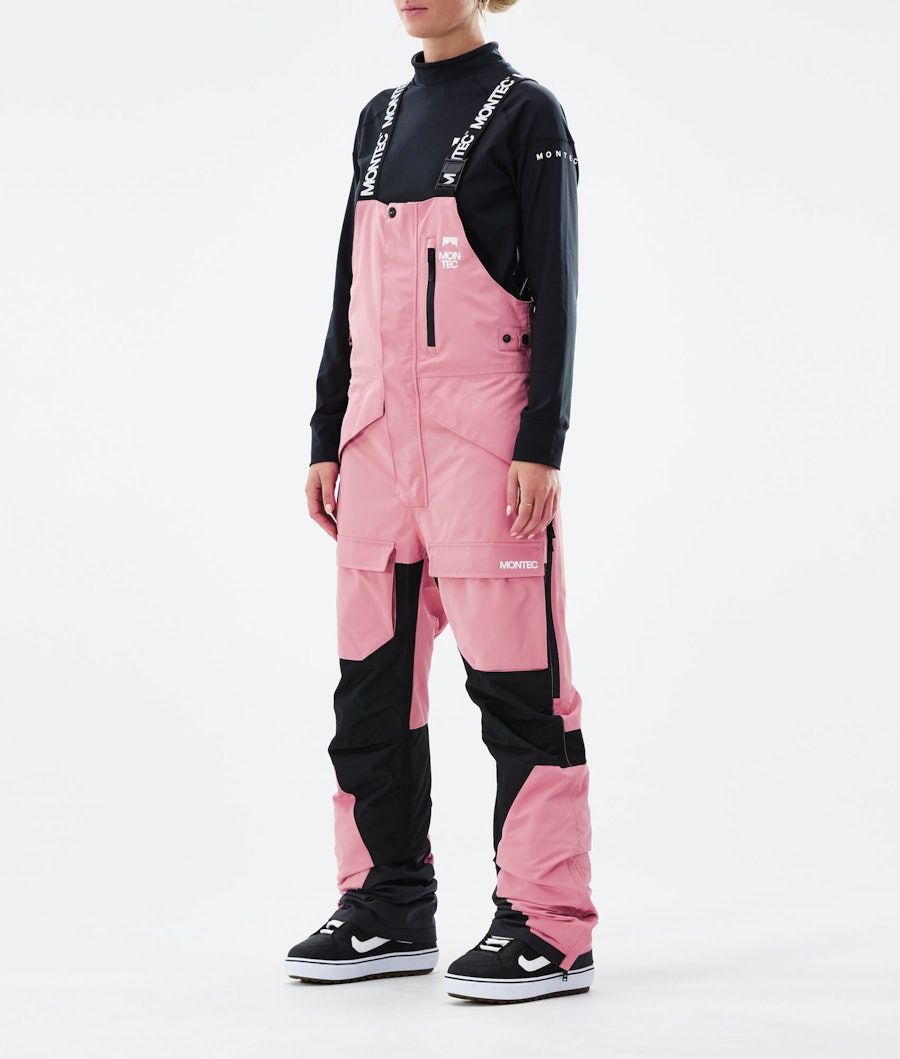 Fawk W 2021 Snowboard Pants Women Pink/Black Renewed