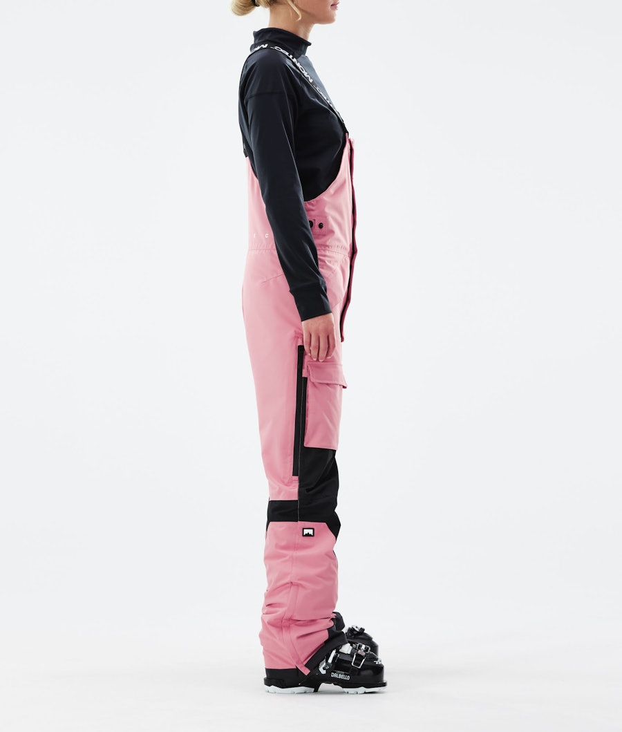Montec Fawk W 2021 Women's Ski Pants Pink/Black