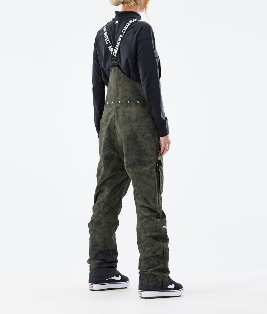 Fawk W 2021 Pantalon de Snowboard Femme Olive Green Tiedye