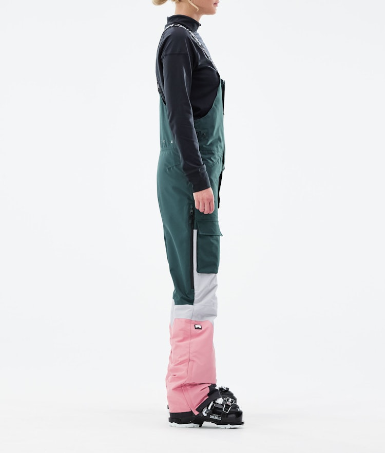 Fawk W 2021 Pantalones Esquí Mujer Dark Atlantic/Light Grey/Pink, Imagen 2 de 6