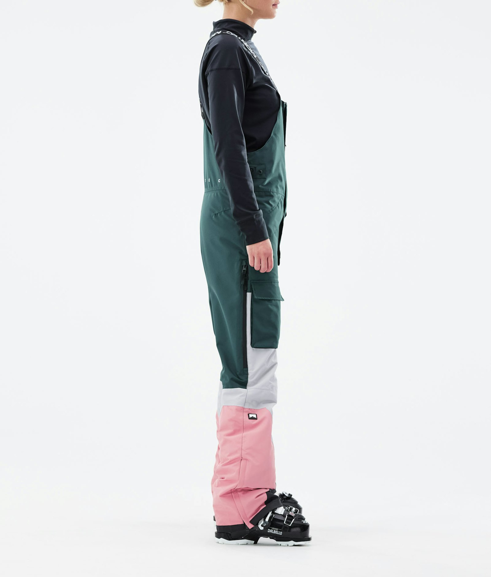 Montec Fawk W 2021 Pantalones Esquí Mujer Dark Atlantic/Light Grey/Pink