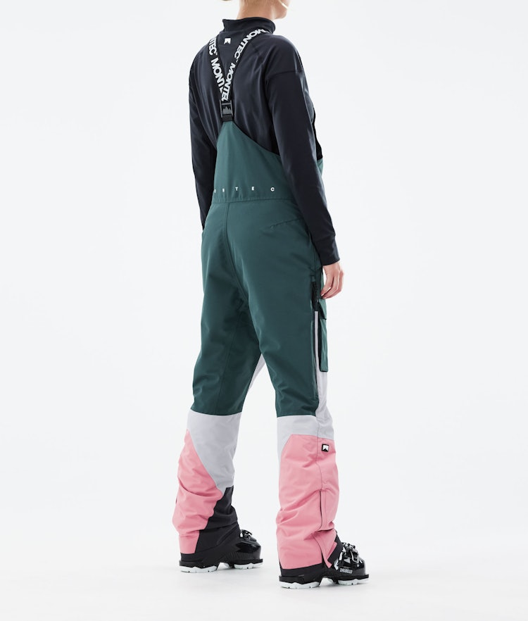 Fawk W 2021 Ski Pants Women Dark Atlantic/Light Grey/Pink, Image 3 of 6