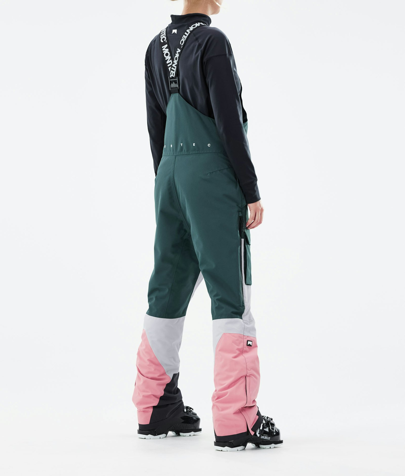 Fawk W 2021 Pantalon de Ski Femme Dark Atlantic/Light Grey/Pink