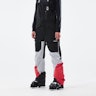 Montec Fawk W Pantalon de Ski Femme Black/Light Grey/Coral