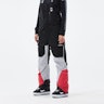 Montec Fawk W Pantalon de Snowboard Black/Light Grey/Coral