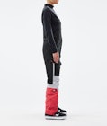 Fawk W 2021 Pantalon de Snowboard Femme Black/Light Grey/Coral, Image 2 sur 6