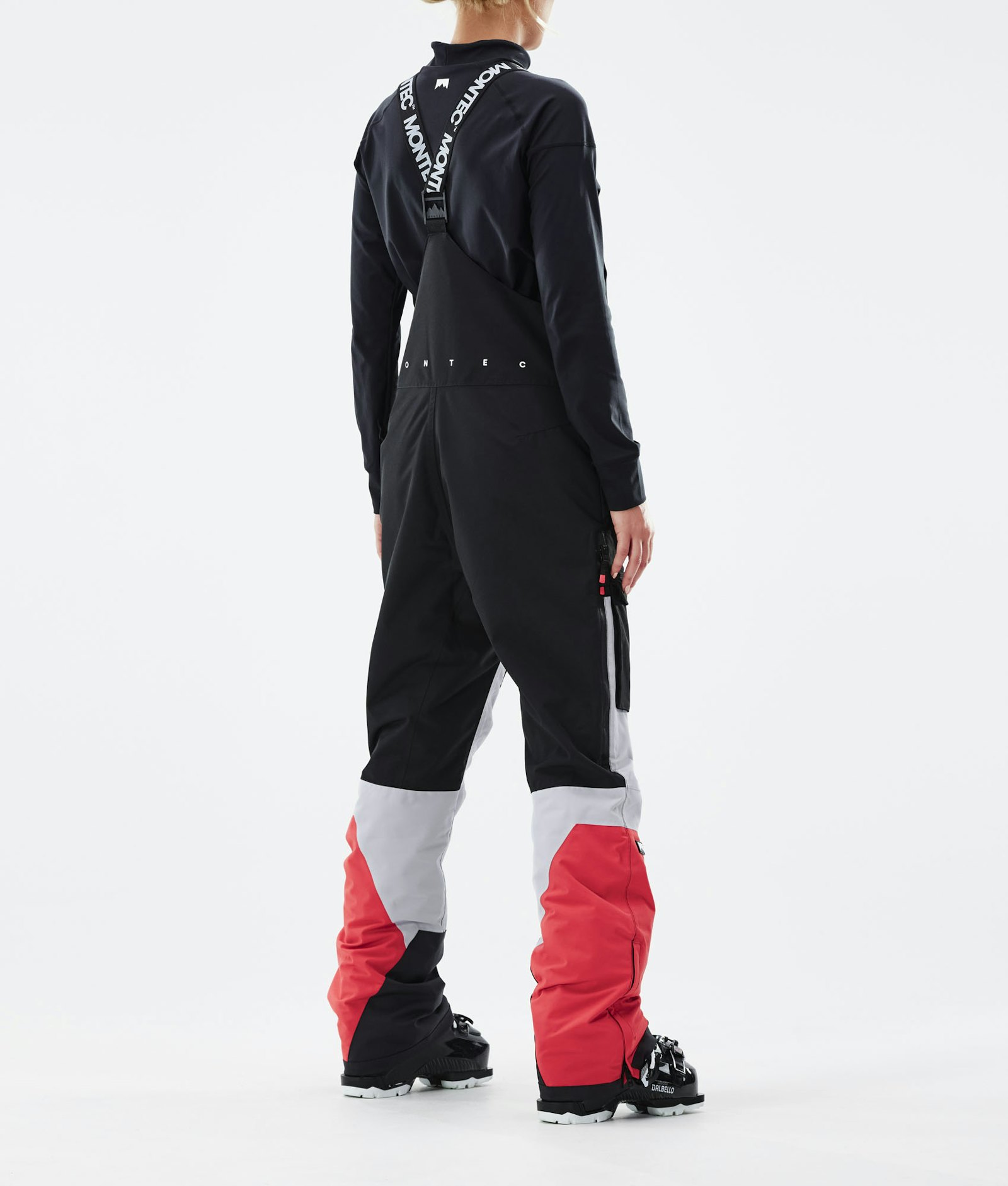 Montec Fawk W 2021 Spodnie Narciarskie Kobiety Black/Light Grey/Coral
