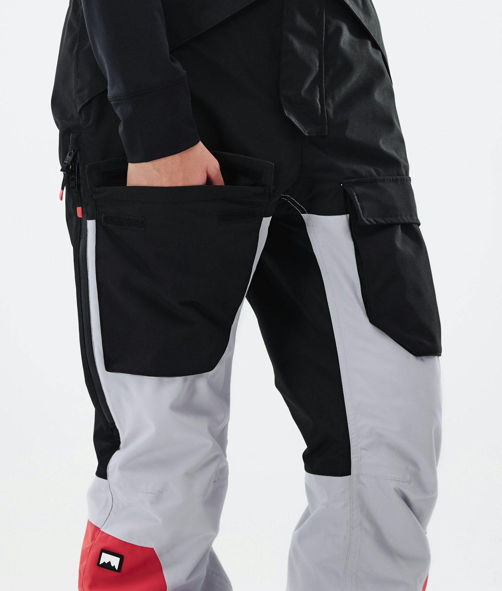 Fawk W 2021 Snowboardhose Damen Black/Light Grey/Coral