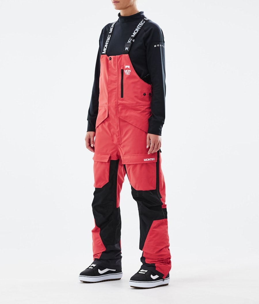 Montec Fawk W Pantalon de Snowboard Coral/Black