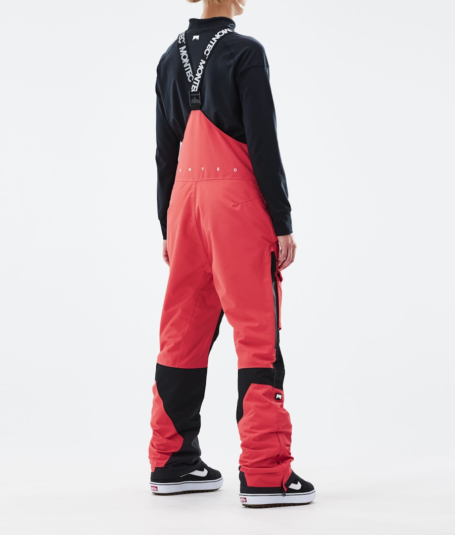 Montec Fawk W 2021 Women's Snowboard Pants Coral/Black