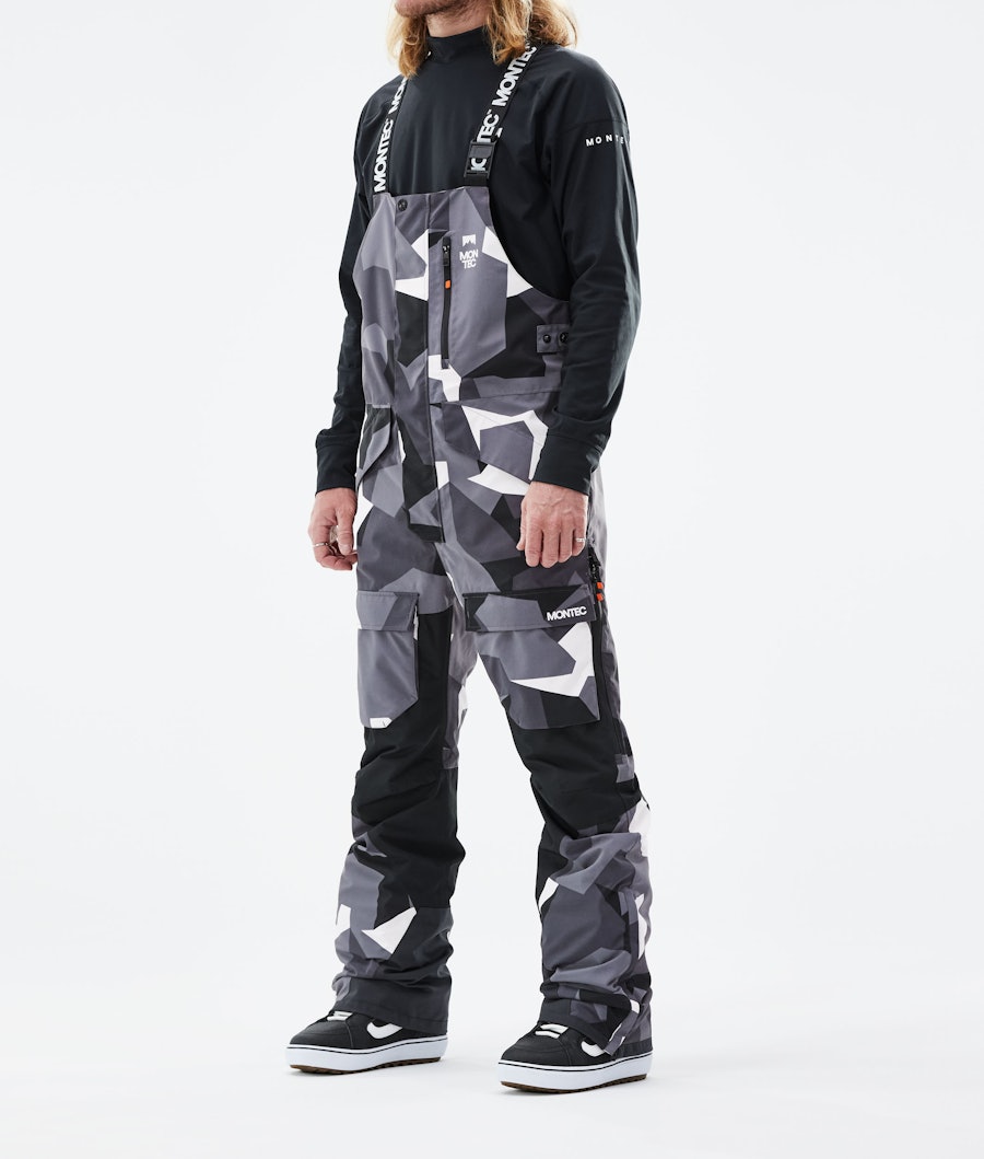 Montec Fawk Pantalon de Snowboard Homme Arctic Camo/Black