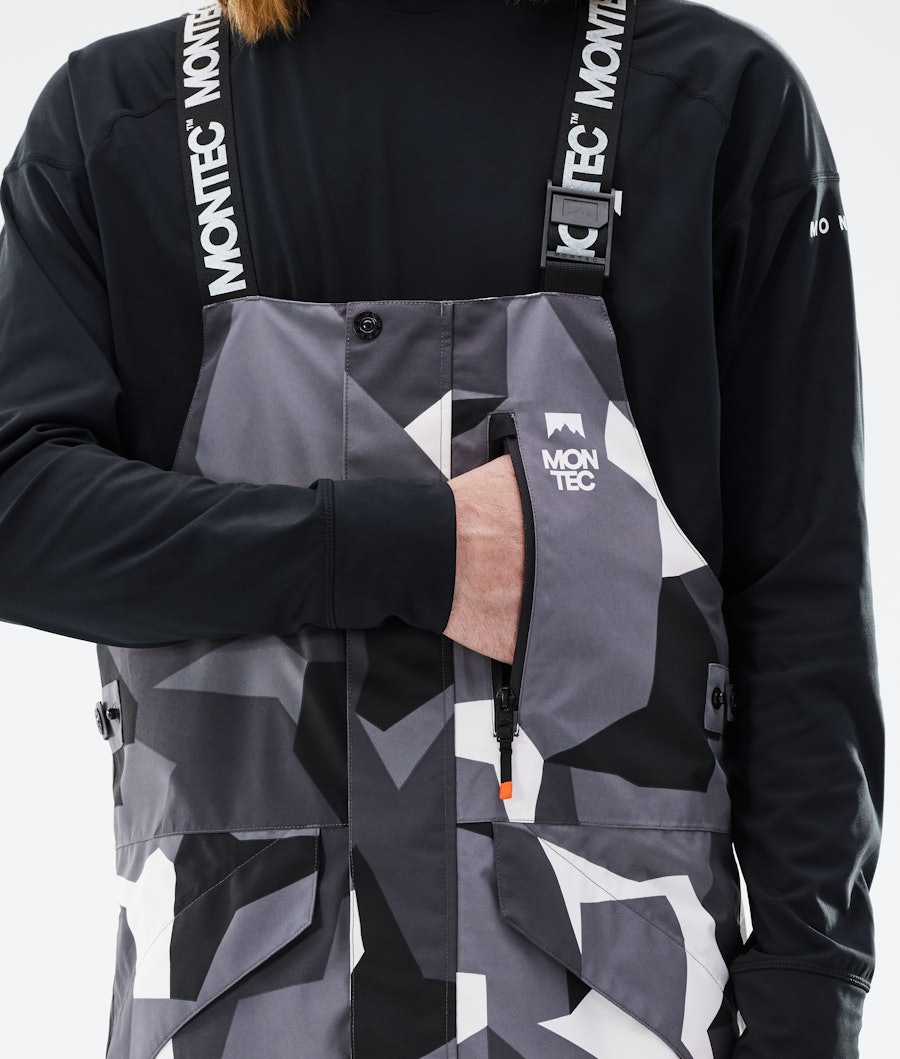 Fawk 2021 Snowboard Pants Men Arctic Camo/Black Renewed