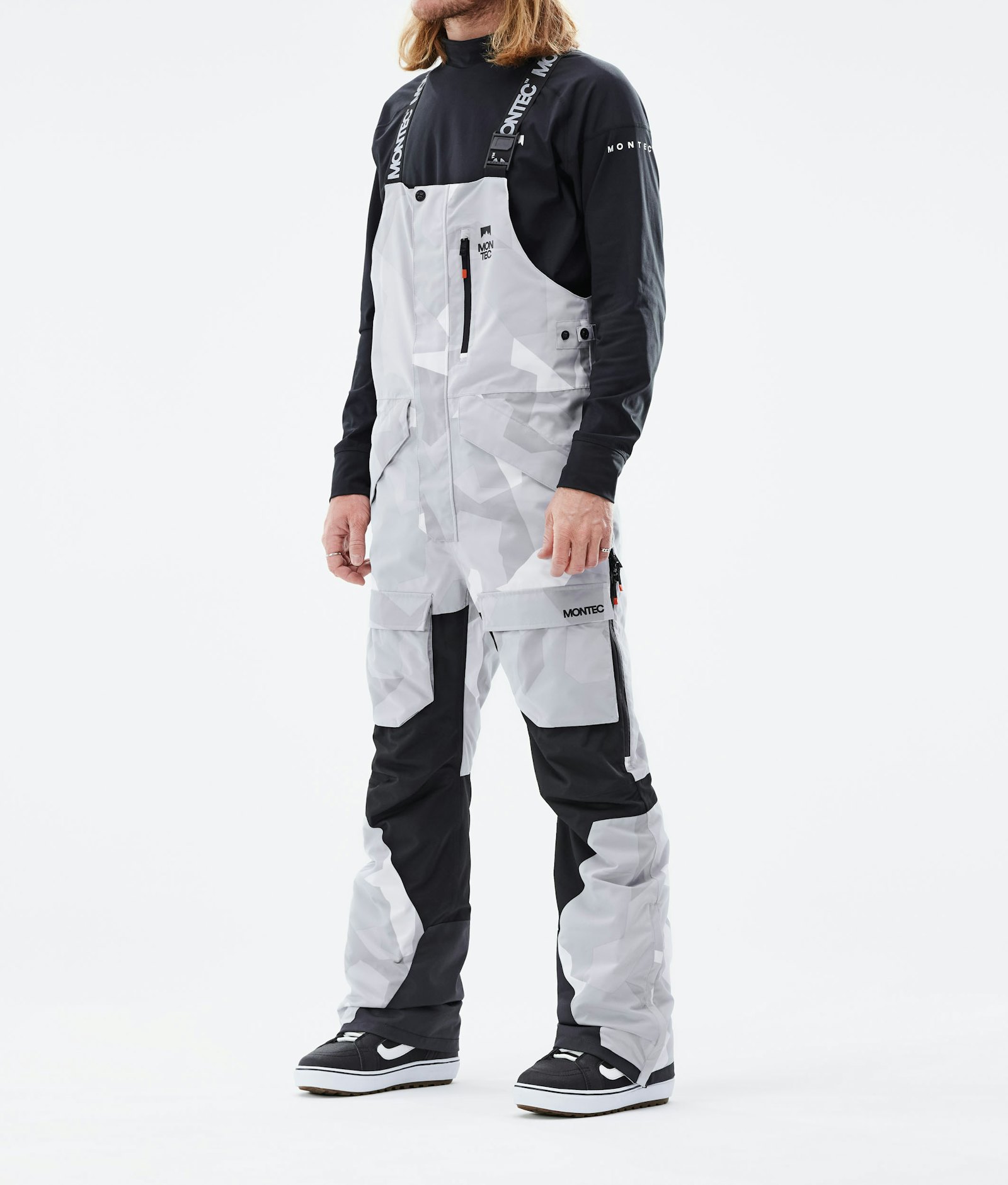 Montec Fawk 2021 Snowboard Pants Men Snow Camo/Black
