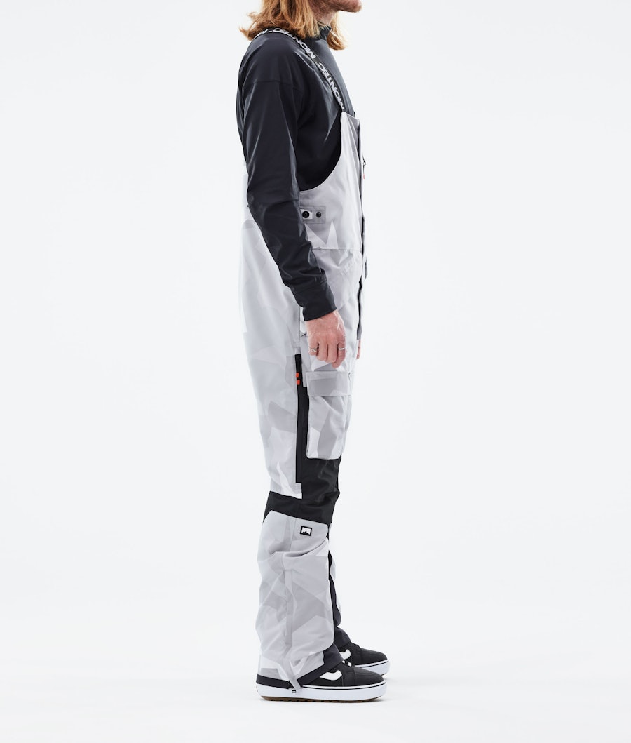 Montec Fawk 2021 Men's Snowboard Pants Snow Camo/Black