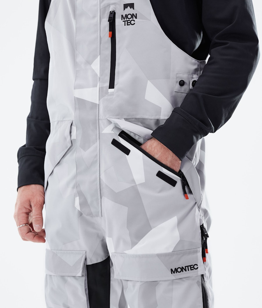 Montec Fawk 2021 Men's Snowboard Pants Snow Camo/Black