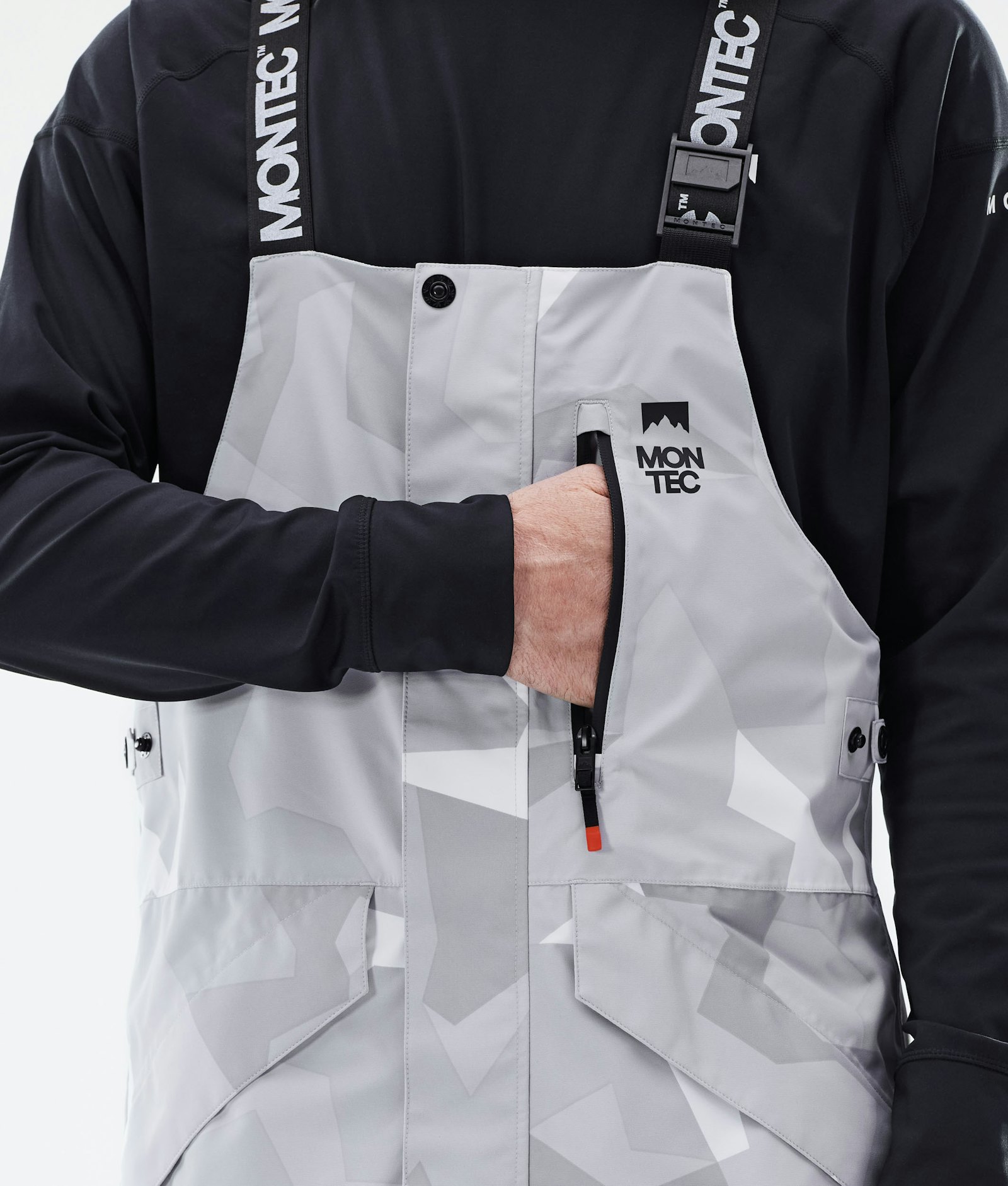 Fawk 2021 Spodnie Narciarskie Mężczyźni Snow Camo/Black