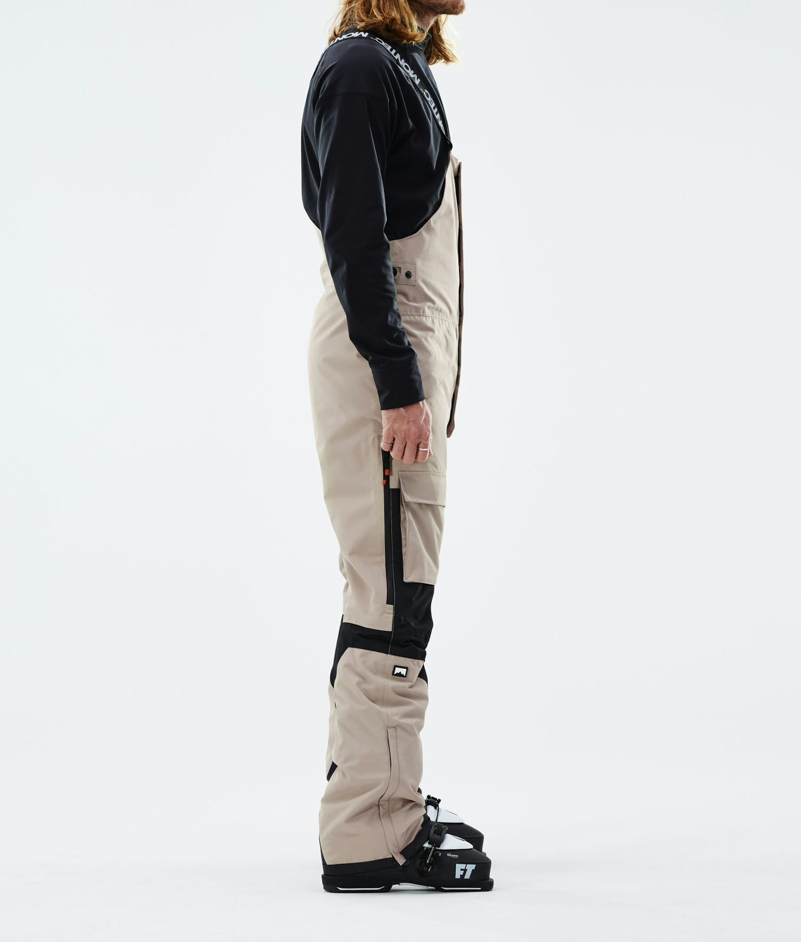 Fawk 2021 Spodnie Narciarskie Mężczyźni Sand/Black