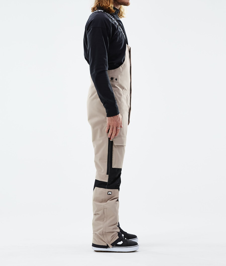 Montec Fawk 2021 Men's Snowboard Pants Sand/Black