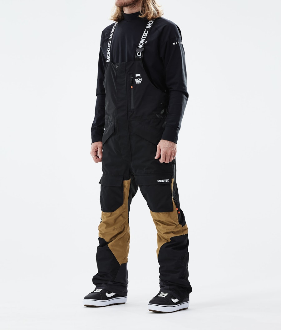 Fawk Pantalon de Snowboard Homme Black/Gold