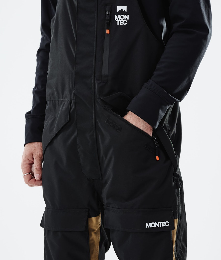 Montec Fawk 2021 Men's Snowboard Pants Black/Gold