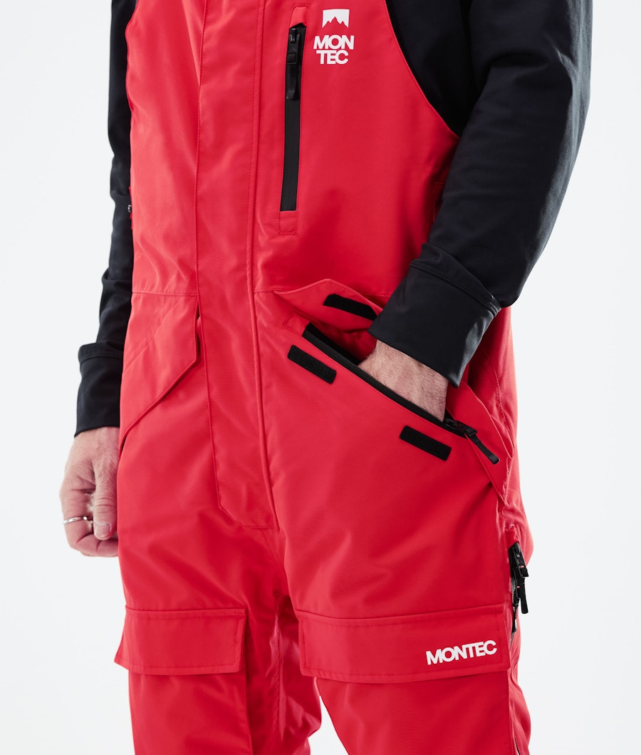 Montec Fawk 2021 Men's Snowboard Pants Red