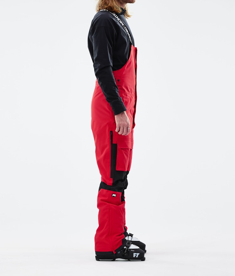 Montec Fawk 2021 Pantalon de Ski Homme Red/Black, Image 2 sur 6