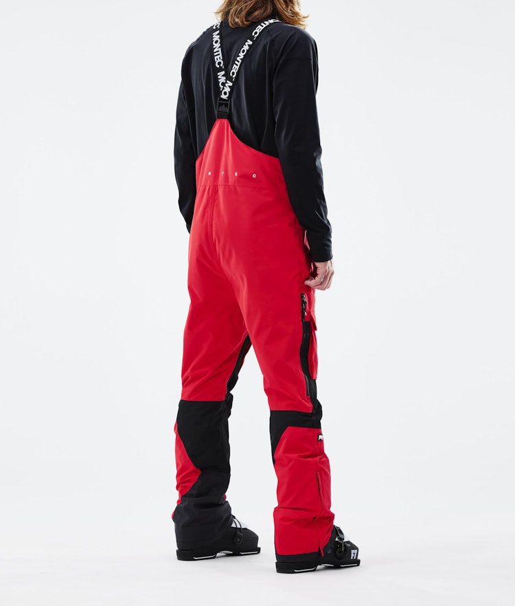 Montec Fawk 2021 Pantalon de Ski Homme Red/Black, Image 3 sur 6