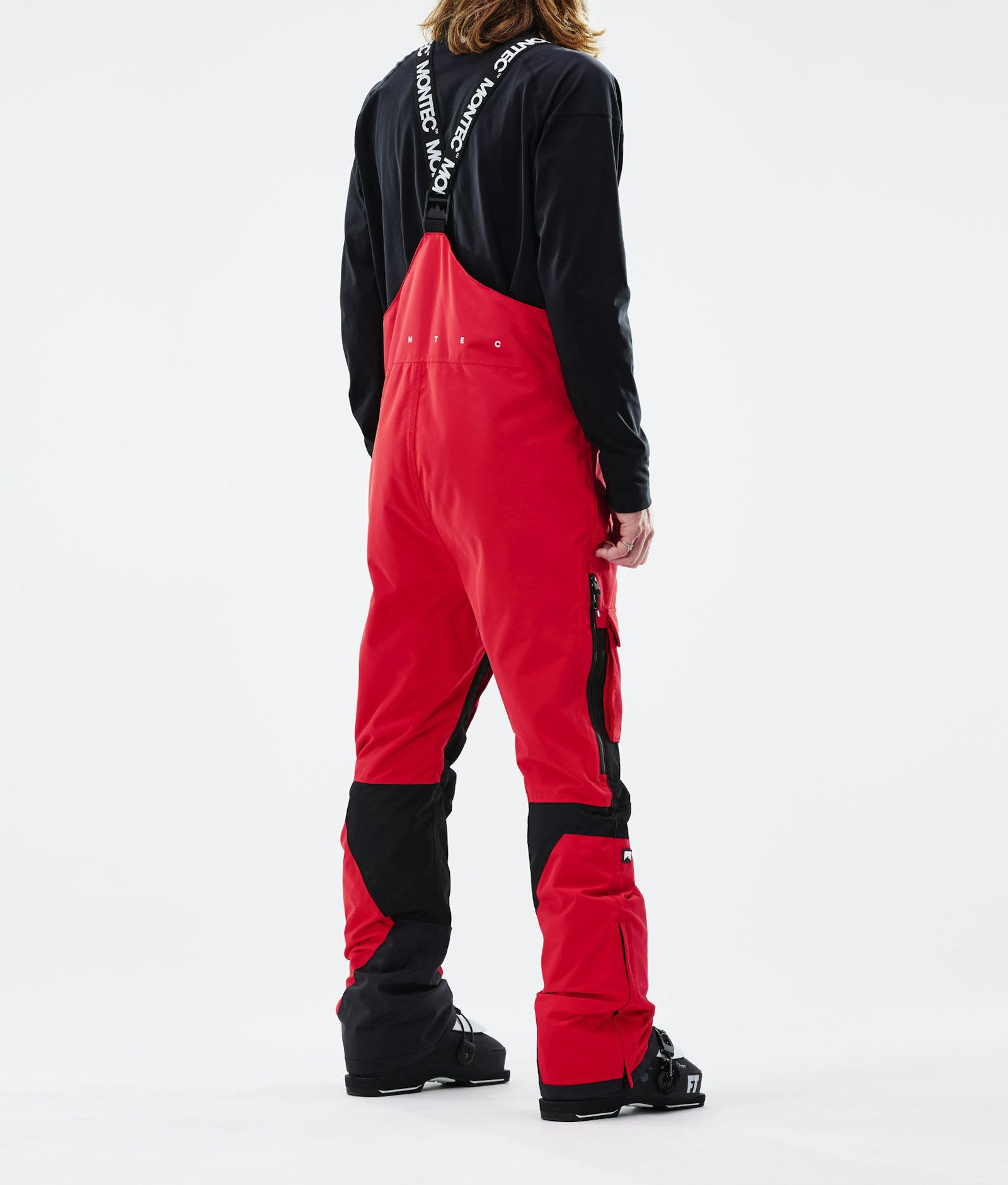 Montec Fawk 2021 Spodnie Narciarskie Mężczyźni Red/Black