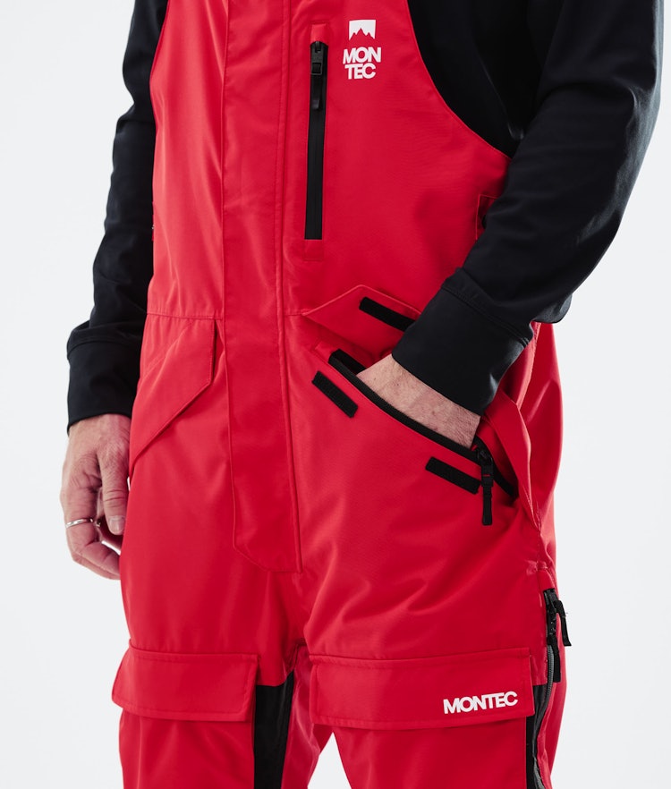 Montec Fawk 2021 Pantalon de Ski Homme Red/Black, Image 4 sur 6