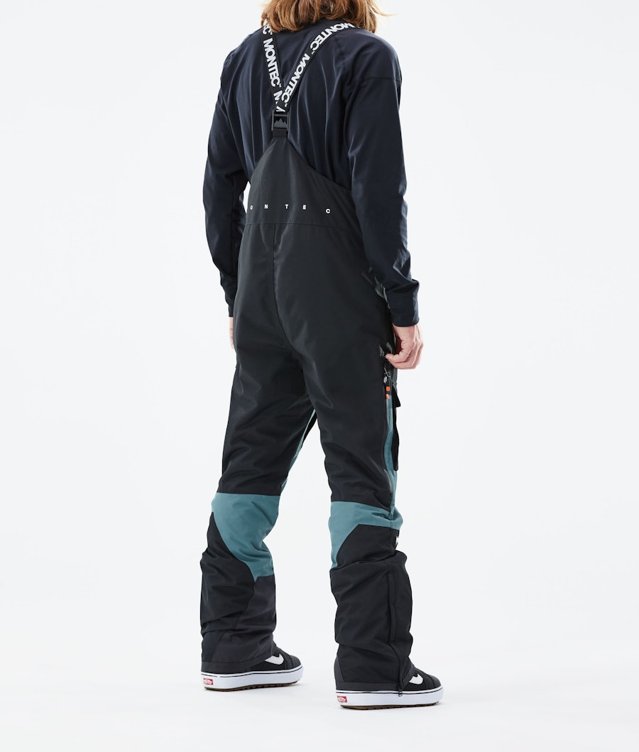 Fawk 2021 Pantalon de Snowboard Homme Black/Atlantic Renewed