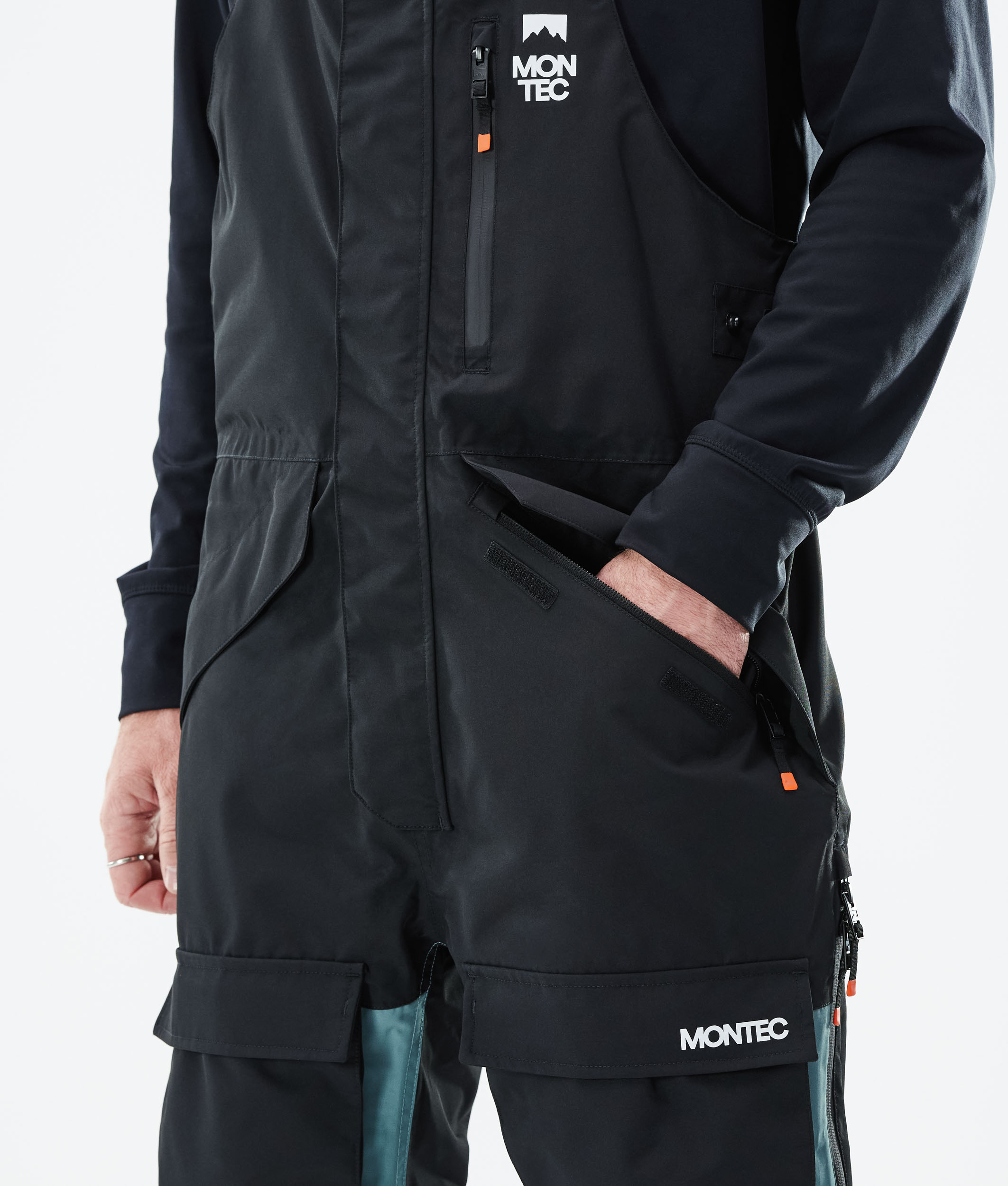 Montec Fawk 2021 Ski Pants Men Black/Atlantic | Montecwear.com
