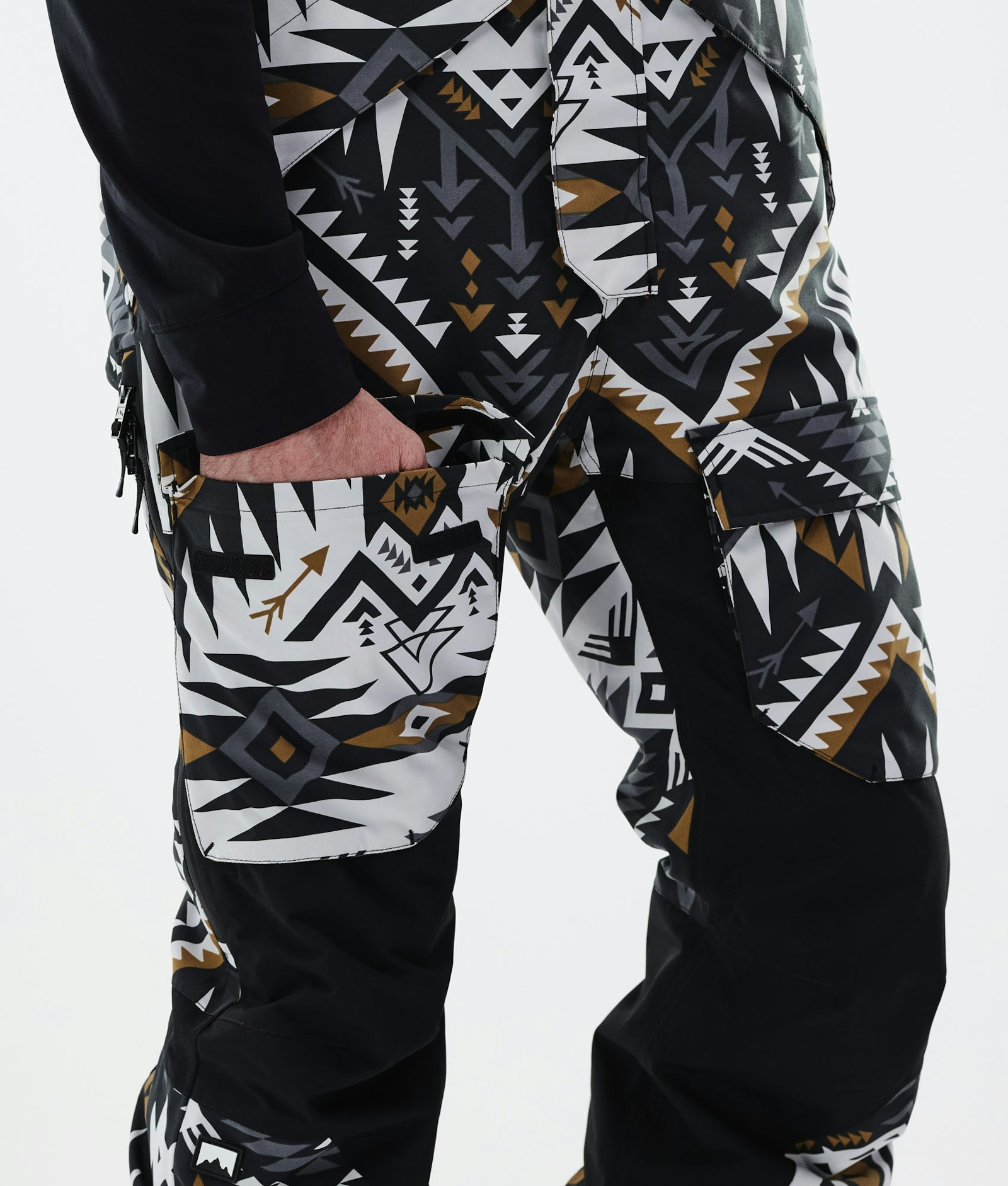 Fawk 2021 Spodnie Snowboardowe Mężczyźni Komber Gold/Black