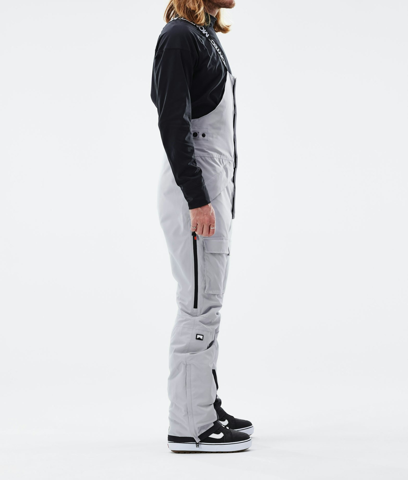 Fawk 2021 Spodnie Snowboardowe Mężczyźni Light Grey